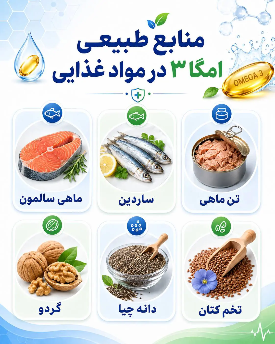 موادغدایی دارای امگا3
